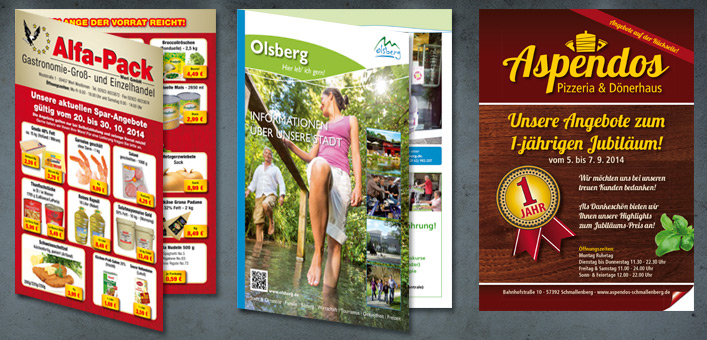Prospekte Flyer