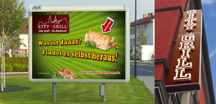 Plakatwand Aussenwerbung